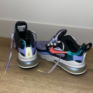 Nike Women’s Air Max 270 React in ‘Light Thistle Sunblush’